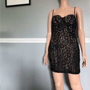 Fashion Nova Black Lace Dress